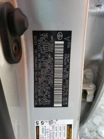 Photo 10 from auction – 2006 TOYOTA COROLLA CE with VIN JTDBR32E860063154
