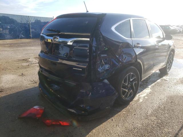 Photo 4 from auction – 2016 HONDA CR-V SE with VIN 2HKRM3H4XGH552526