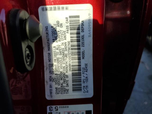 Photo 10 from auction – 2007 TOYOTA COROLLA with VIN 1NXBR32E67Z790766