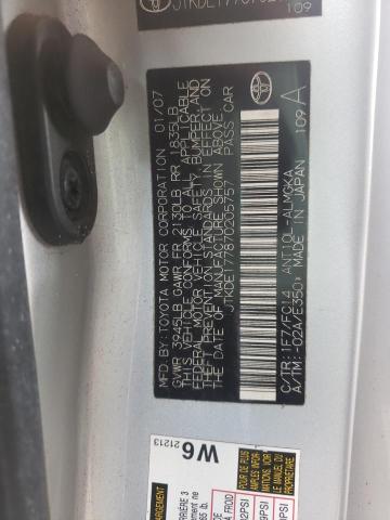 Photo 10 from auction – 2007 TOYOTA SCION TC with VIN JTKDE177870205757