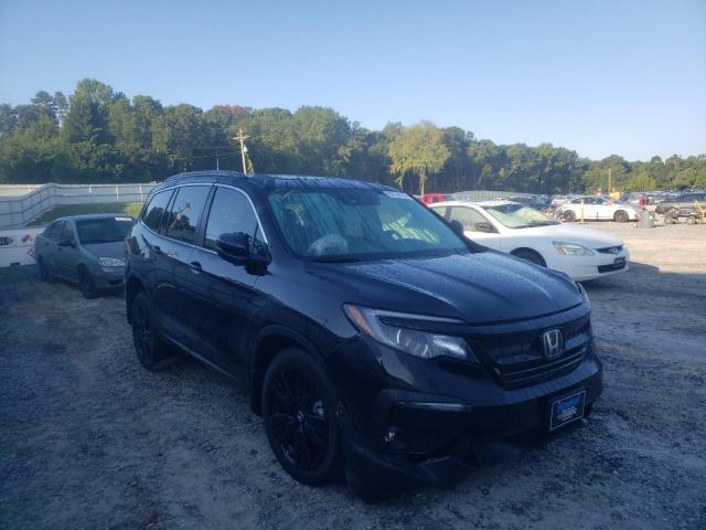 HONDA PILOT SE 2022 with VIN 5FNYF5H21NB025602 - Photo from auction