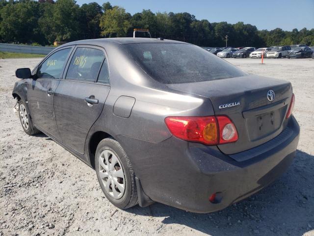 Photo 3 from auction – 2009 TOYOTA COROLLA BA with VIN JTDBL40EX9J034747