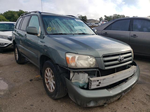 TOYOTA HIGHLANDER 2005 with VIN JTEHD21A550036490 - Photo from auction