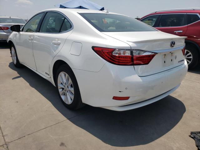 Photo 3 from auction – 2013 LEXUS ES 300H with VIN JTHBW1GG8D2008582