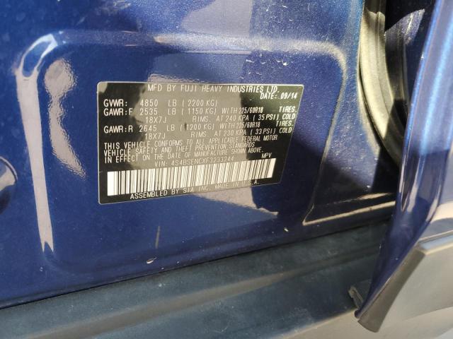 Photo 10 from auction – 2015 SUBARU OUTBACK with VIN 4S4BSENCXF3233244