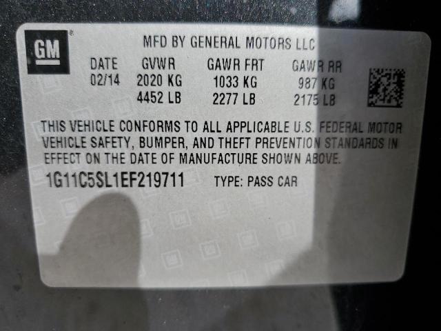 Photo 10 from auction – 2014 CHEVROLET MALIBU 1LT with VIN 1G11C5SL1EF219711