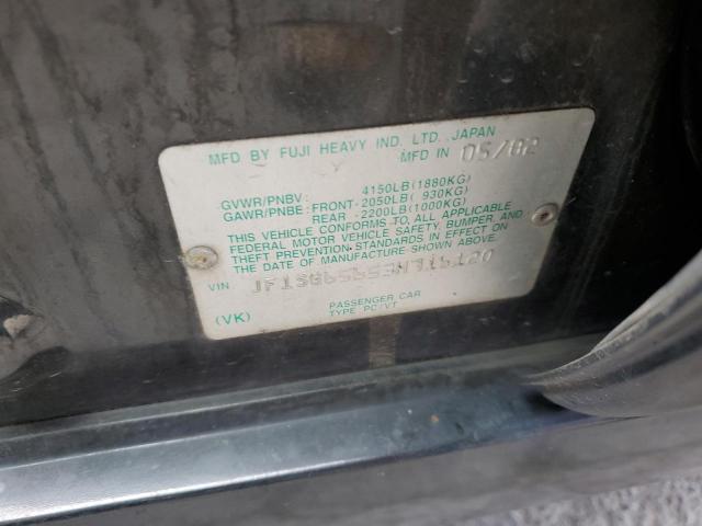 Photo 10 from auction – 2003 SUBARU FORESTER 2 with VIN JF1SG65653H716120