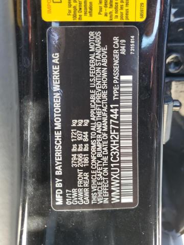 Photo 10 from auction – 2017 MINI COOPER with VIN WMWXU1C3XH2F77441