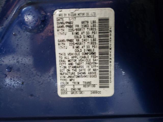 Photo 10 from auction – 2017 NISSAN ROGUE S with VIN JN8AT2MV5HW018083