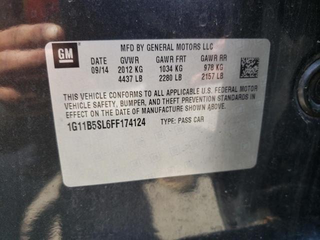 Photo 10 from auction – 2015 CHEVROLET MALIBU LS with VIN 1G11B5SL6FF174124