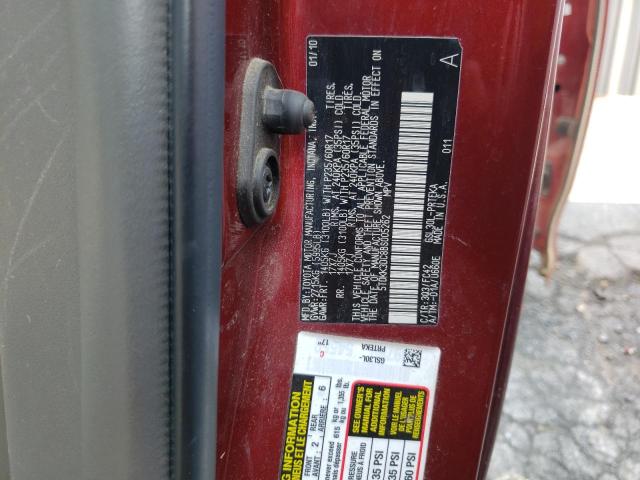 Photo 10 from auction – 2011 TOYOTA SIENNA LE with VIN 5TDKK3DC8BS005262