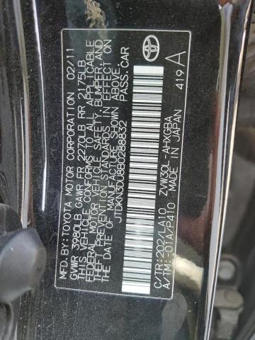 Photo 10 from auction – 2011 TOYOTA PRIUS with VIN JTDKN3DU8B0288832
