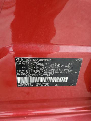 Photo 10 from auction – 2009 TOYOTA RAV4 with VIN JTMBF33V395014720