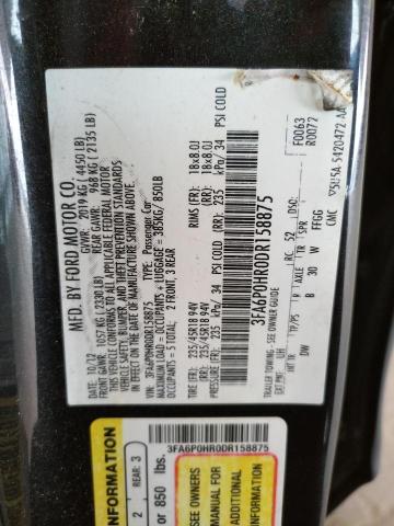 Photo 10 from auction – 2013 FORD FUSION SE with VIN 3FA6P0HR0DR158875
