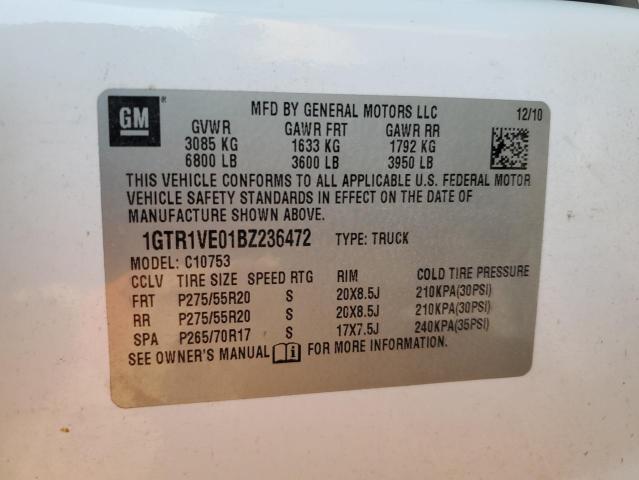 Photo 10 from auction – 2011 GMC SIERRA C15 with VIN 1GTR1VE01BZ236472