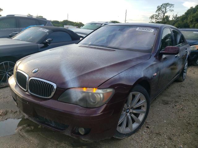 Photo 2 from auction – 2007 BMW 750 with VIN WBAHN83547DT66473