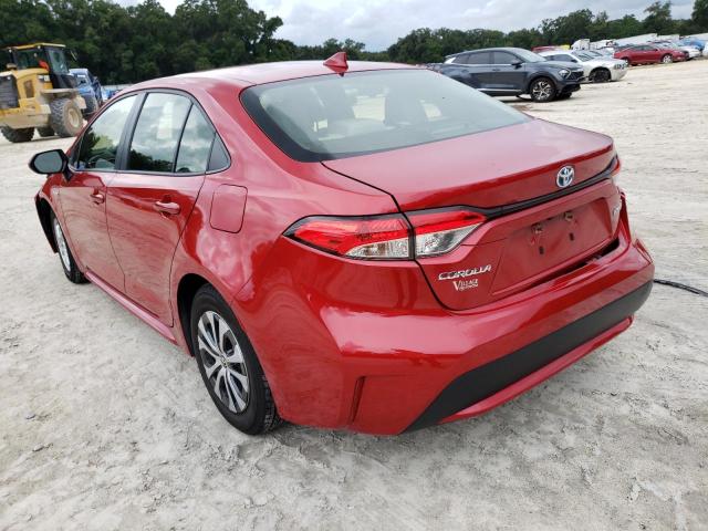 Photo 3 from auction – 2021 TOYOTA COROLLA LE with VIN JTDEAMDE2MJ003997