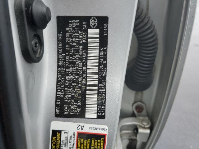 Photo 10 from auction – 2011 TOYOTA AVALON BAS with VIN 4T1BK3DB3BU425560