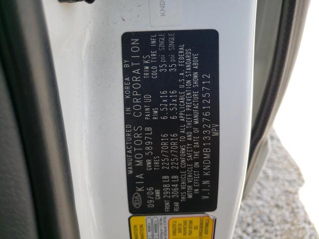 Photo 10 from auction – 2007 KIA SEDONA EX with VIN KNDMB133276125712