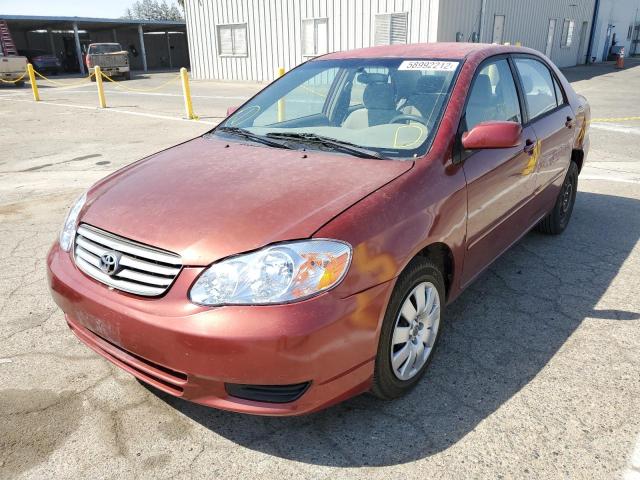 Photo 2 from auction – 2003 TOYOTA COROLLA CE with VIN 1NXBR32E33Z051493