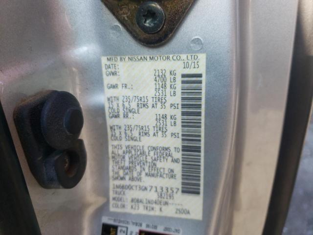 Photo 10 from auction – 2016 NISSAN FRONTIER S with VIN 1N6BD0CT3GN713357