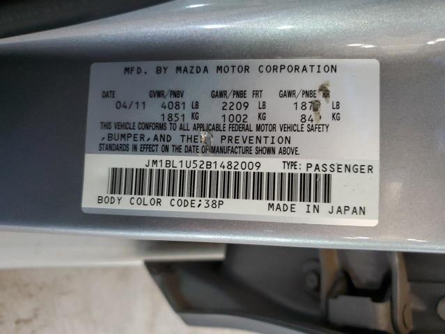 Photo 10 from auction – 2011 MAZDA 3 S with VIN JM1BL1U52B1482009