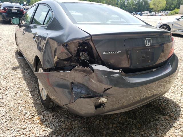 Photo 9 from auction – 2012 HONDA CIVIC LX with VIN 19XFB2F5XCE360519