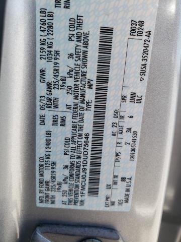 صورة رقم 10 من المزاد - 2013 FORD ESCAPE TIT مع VIN 1FMCU0J91DUD75646