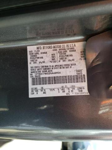 Photo 10 from auction – 2002 FORD F150 with VIN 1FTRX17W52NA68934