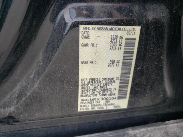 Photo 10 from auction – 2014 NISSAN ALTIMA 2.5 with VIN 1N4AL3AP1EC900104