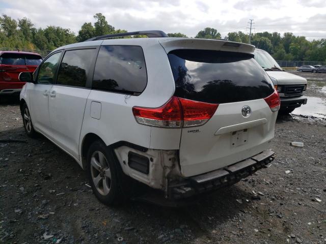 Photo 3 from auction – 2011 TOYOTA SIENNA LE with VIN 5TDKK3DC0BS170206