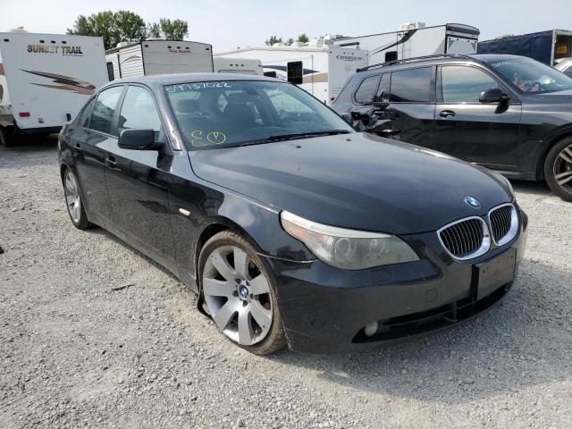 BMW 530 I 2007 with VIN WBANE73547CM56144 - Photo from auction