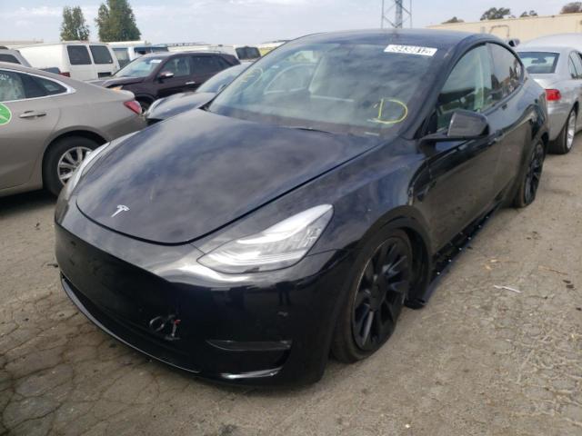 Photo 2 from auction – 2022 TESLA MODEL Y with VIN 7SAYGDEEXNF486791