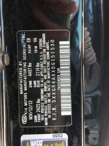 Photo 10 from auction – 2013 KIA OPTIMA SX with VIN 5XXGR4A6XDG151530