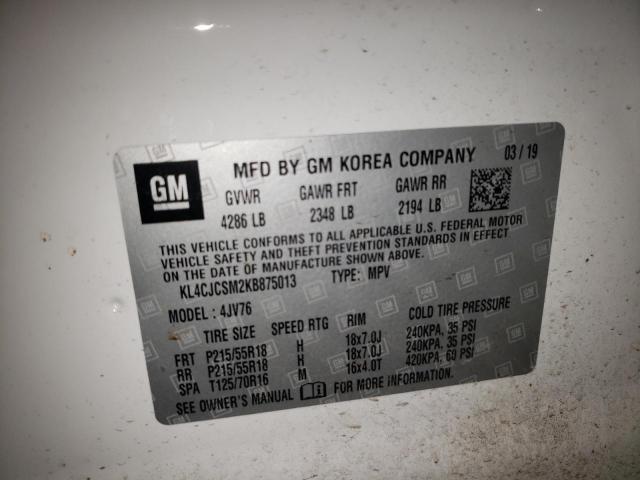 Photo 10 from auction – 2019 BUICK ENCORE ESS with VIN KL4CJCSM2KB875013