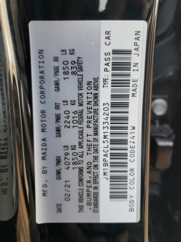 Photo 10 from auction – 2021 MAZDA 3 PREFERRE with VIN JM1BPACL5M1334203