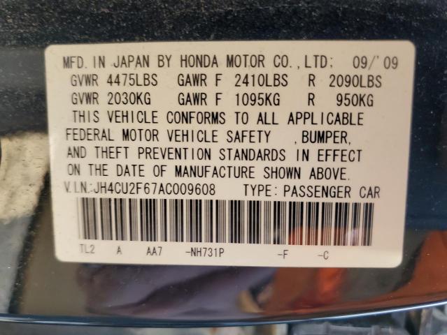 Photo 10 from auction – 2010 ACURA TSX with VIN JH4CU2F67AC009608