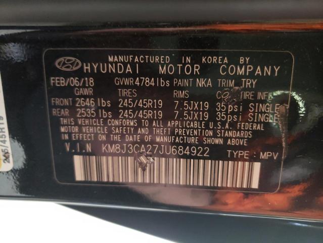 Photo 10 from auction – 2018 HYUNDAI TUCSON VAL with VIN KM8J3CA27JU684922