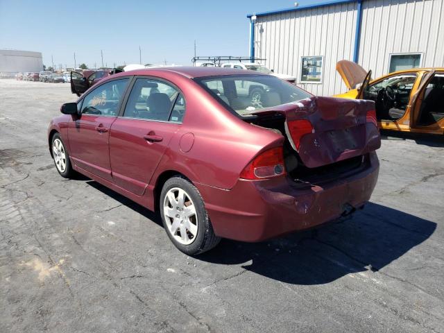 Photo 3 from auction – 2008 HONDA CIVIC LX with VIN 1HGFA16508L118903