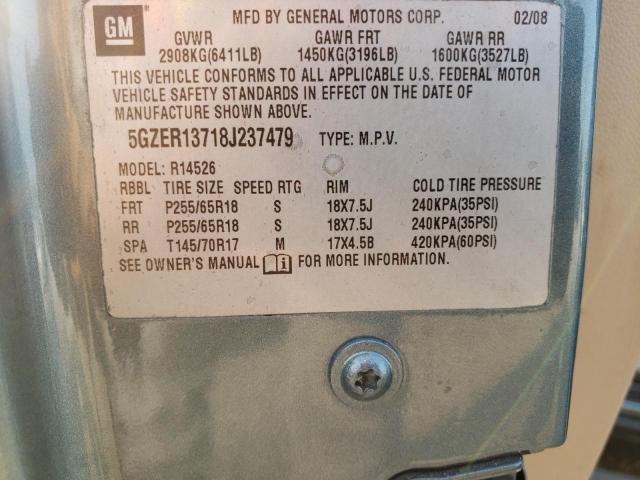 Photo 10 from auction – 2009 SATURN OUTLOOK XE with VIN 5GZER13D09J158571
