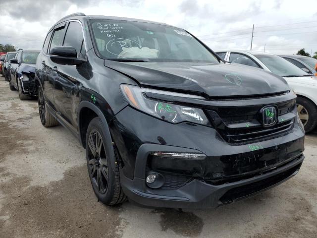 HONDA PILOT SE 2021 with VIN 5FNYF5H22MB035084 - Photo from auction