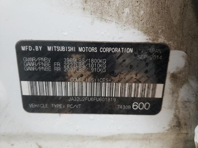 Photo 10 from auction – 2015 MITSUBISHI LANCER ES with VIN JA32U2FU6FU601819