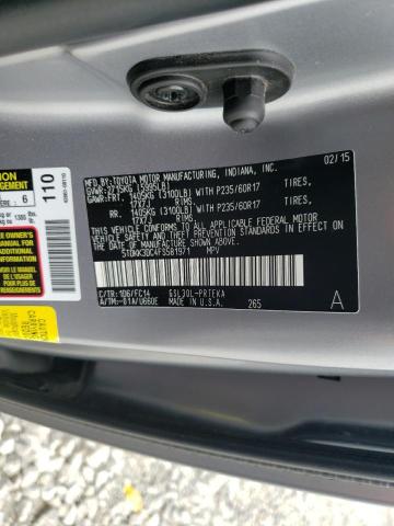 Photo 10 from auction – 2015 TOYOTA SIENNA LE with VIN 5TDKK3DC4FS581971