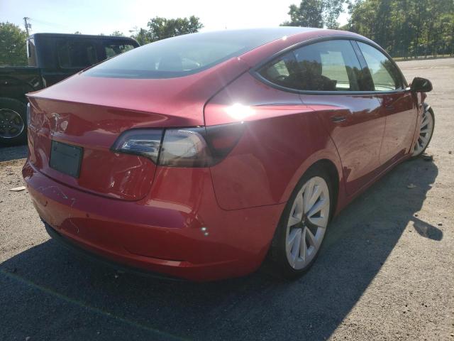Photo 4 from auction – 2022 TESLA MODEL 3 with VIN 5YJ3E1EB6NF186991
