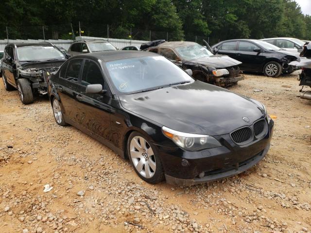 BMW 545 I 2004 with VIN WBANB335X4B087311 - Photo from auction
