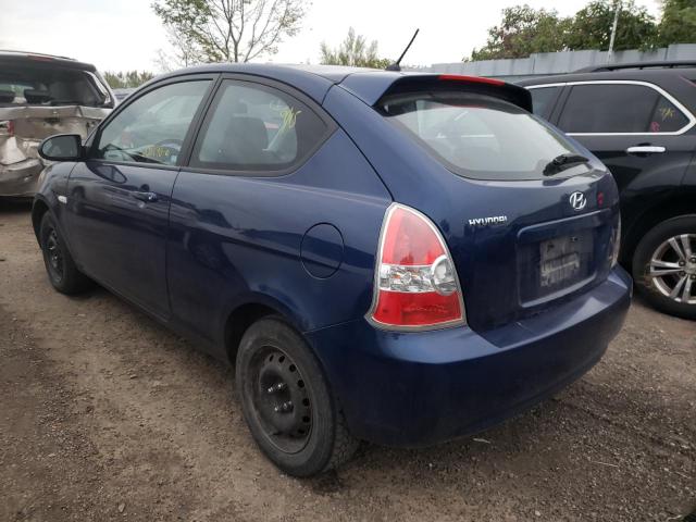 Photo 3 from auction – 2008 HYUNDAI ACCENT BAS with VIN KMHCN35C18U058055