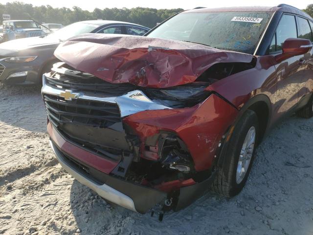 Photo 9 from auction – 2021 CHEVROLET BLAZER 2LT with VIN 3GNKBCRS1MS517841