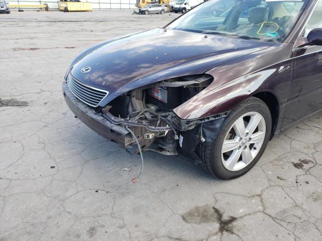 Photo 9 from auction – 2005 LEXUS ES 330 with VIN JTHBA30GX55118859