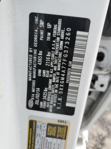 Photo 10 from auction – 2015 KIA OPTIMA LX with VIN 5XXGM4A77FG373260