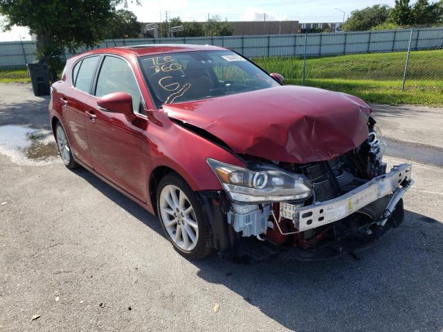 LEXUS CT 200 2013 with VIN JTHKD5BH9D2166958 - Photo from auction